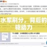 水军刷分，背后的驱动力